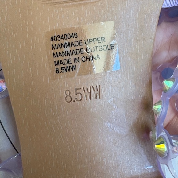 NWT Torrid Embellished Jelly Gladiator Sandals 8.5 Wide - Picture 7 of 7